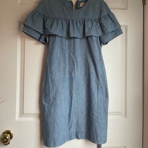 J.Crew chambray dress with belt